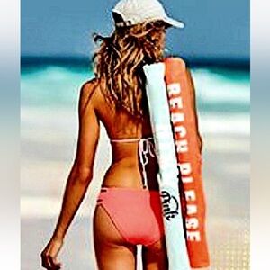 NWT Victoria's‎ Secret PINK BEACH PLEASE Sling Cooler Insulated Can Carrier Bag